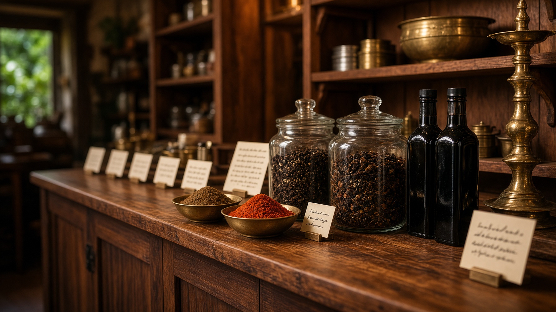 Masala jars for a pantry counter still to come